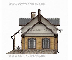 Фасады проект дома 76-28 общ. площадь 207,75 м2