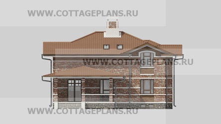 Фасады проект дома 23-59 общ. площадь 286,25 м2