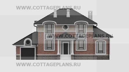 Фасады проект дома 92-45 общ. площадь 169,40 м2