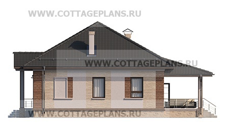 Фасады проект дома 07-15 общ. площадь 130,25 м2