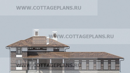 Фасады проект дома 17-18 общ. площадь 498,25 м2