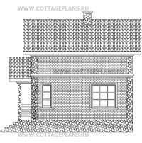 Фасады проект дома 20-42 общ. площадь 76,63 м2