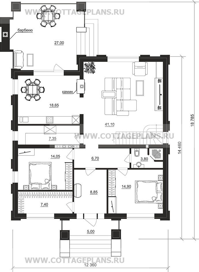 Поэтажные планы проект дома 103-88 общ. площадь 336,70 м2