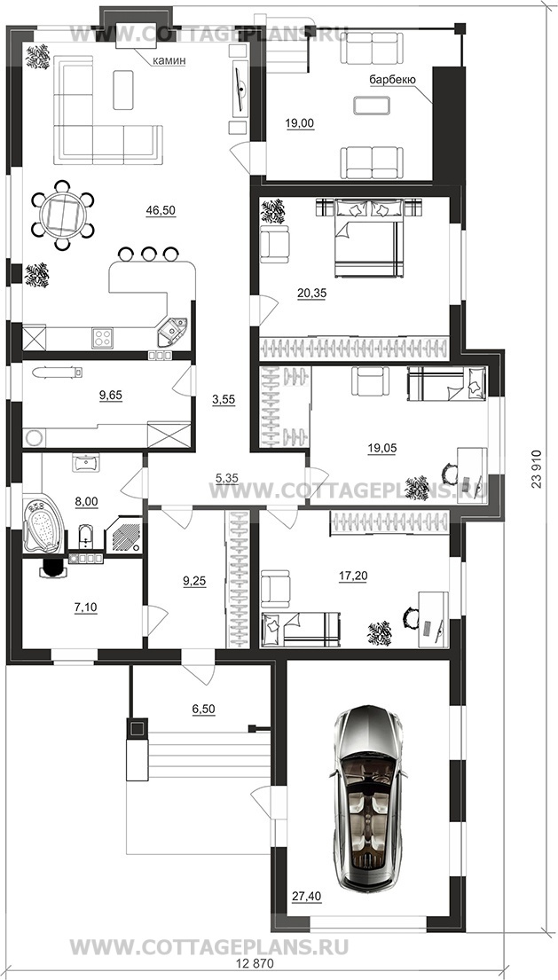 Поэтажные планы проект дома 700-26 общ. площадь 173,40 м2