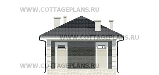 Фасады проект дома 94-16 общ. площадь 53,00 м2