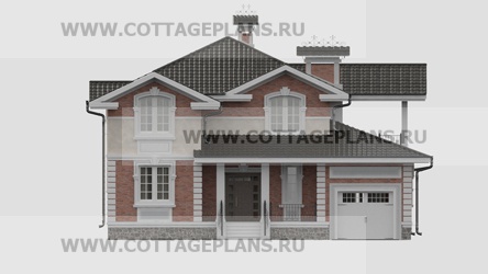 Фасады проект дома 23-79 общ. площадь 199,50 м2