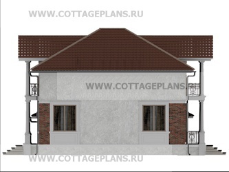 Фасады проект дома 15-87 общ. площадь 151,50 м2
