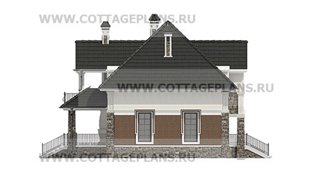 Фасады проект дома 100-60 общ. площадь 226,15 м2