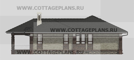 Фасады проект дома 13-46 общ. площадь 211,95 м2