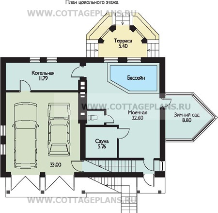 Поэтажные планы проект дома 35-48 общ. площадь 396,18 м2