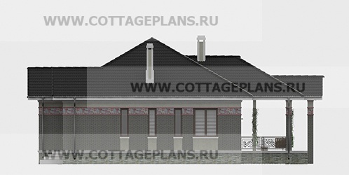 Фасады проект дома 27-19 общ. площадь 135,05 м2