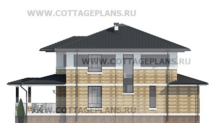 Фасады проект дома 106-17 общ. площадь 208,45 м2