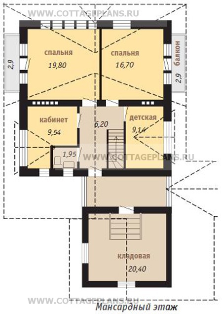 Поэтажные планы проект дома 32-95 общ. площадь 348,24 м2
