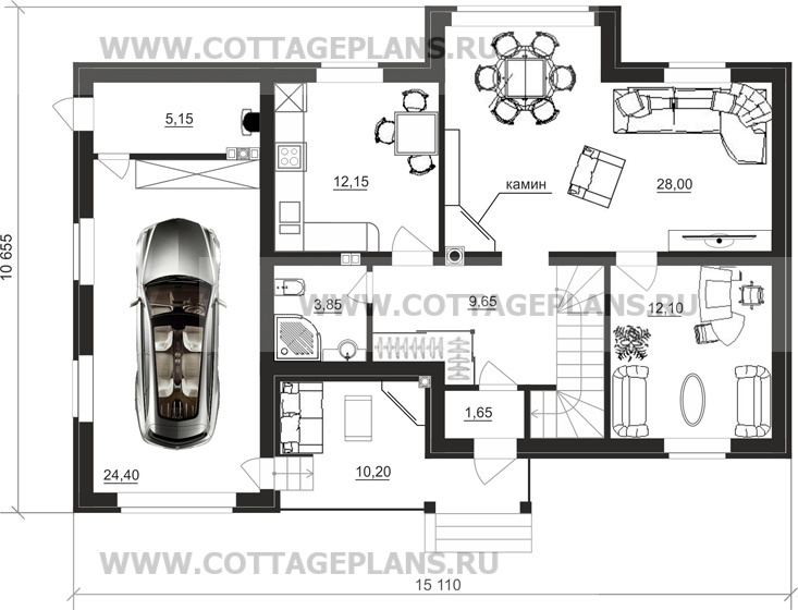 Поэтажные планы проект дома 88-34 общ. площадь 134,35 м2