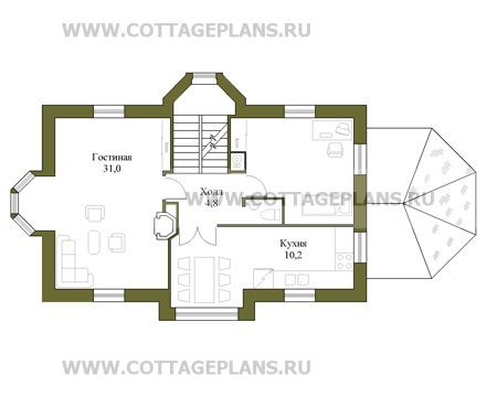 Поэтажные планы проект дома 50-58 общ. площадь 230,0м2