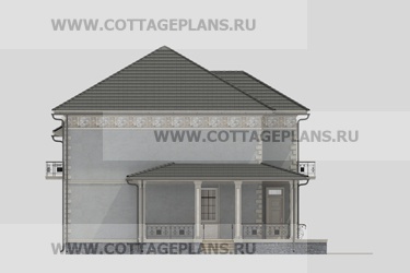 Фасады проект дома 16-79 общ. площадь 248,95 м2