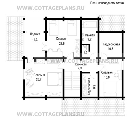 Поэтажные планы проект дома 19-13 общ. площадь 260,7 м2