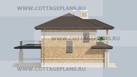 Фасады проект дома 14-65 общ. площадь 415,25 м2