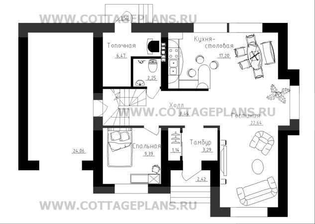 Поэтажные планы проект дома 14-33 общ. площадь 146.30 м2