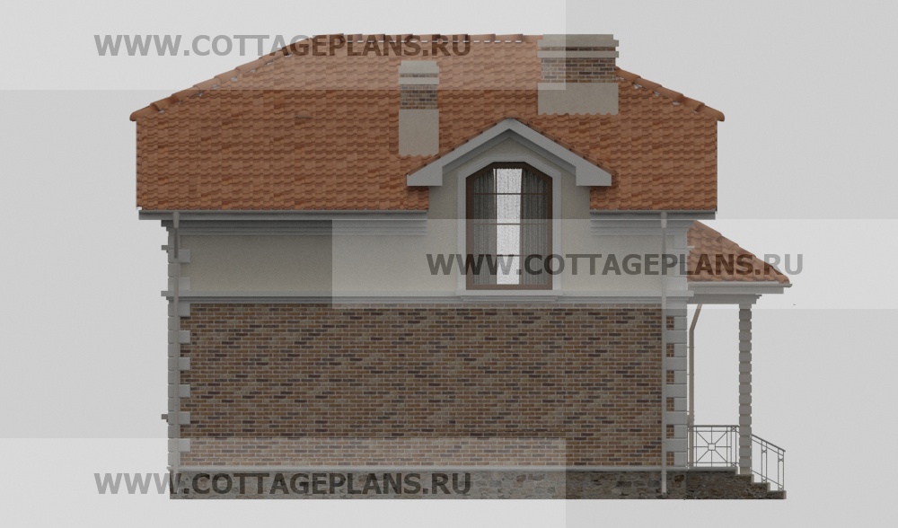 Фасады проект дома 20-53 общ. площадь 211,55 м2