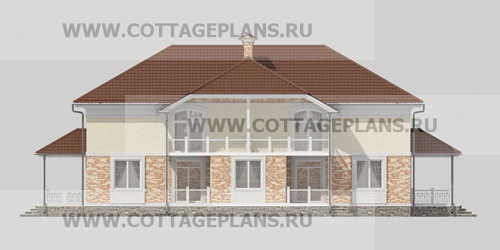 Фасады проект дома 26-06 общ. площадь 215,05 м2