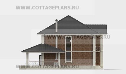 Фасады проект дома 75-15 общ. площадь 189,50 м2