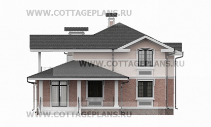 Фасады проект дома 13-53 общ. площадь 198,60 м2