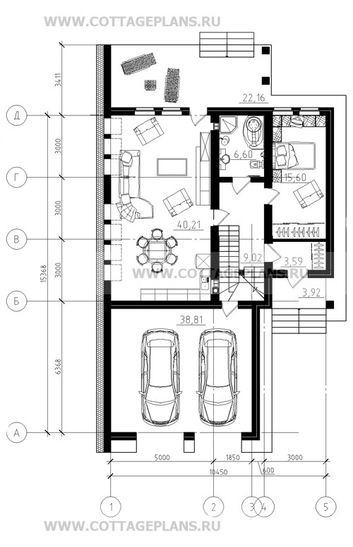 Поэтажные планы проект дома 20-81 общ. площадь 282,11 м2