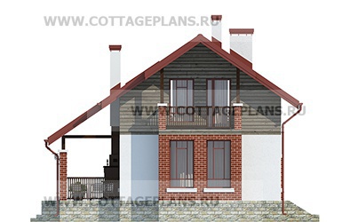 Фасады проект дома 75-88 общ. площадь 95,25 м2