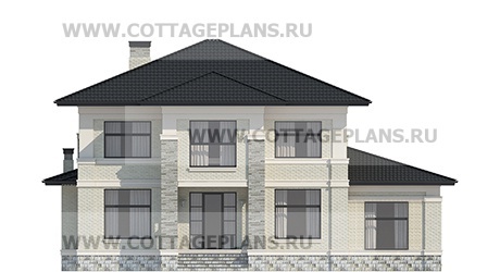 Фасады проект дома 106-12 общ. площадь 244,05 м2