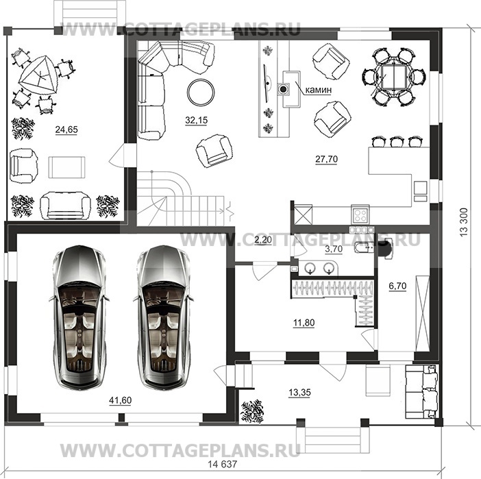 Поэтажные планы проект дома 95-01 общ. площадь 230,70 м2
