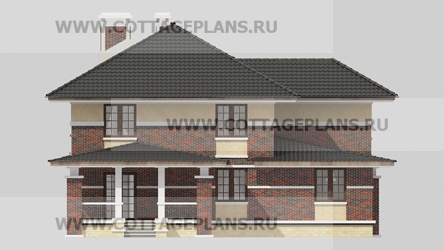 Фасады проект дома 71-06 общ. площадь 428,80 м2