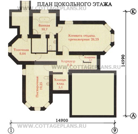 Поэтажные планы проект дома 47-78 общ. площадь 329,5 м2