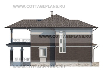 Фасады проект дома 17-00 общ. площадь 265,15 м2