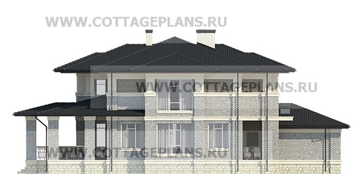 Фасады проект дома 102-17 общ. площадь 324,25 м2