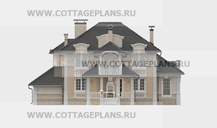 Фасады проект дома 29-15 общ. площадь 244,95 м2