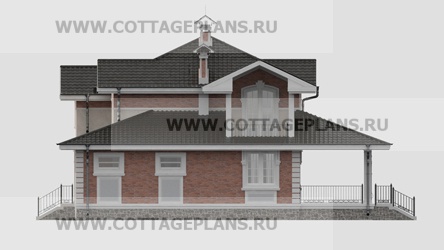 Фасады проект дома 13-79 общ. площадь 199,50 м2