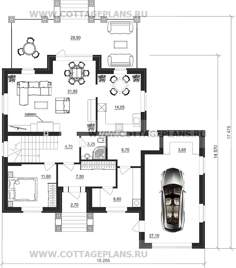 Поэтажные планы проект дома 71-73 общ. площадь 297,35м2