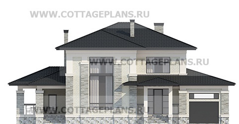 Фасады проект дома 104-13 общ. площадь 287,45 м2