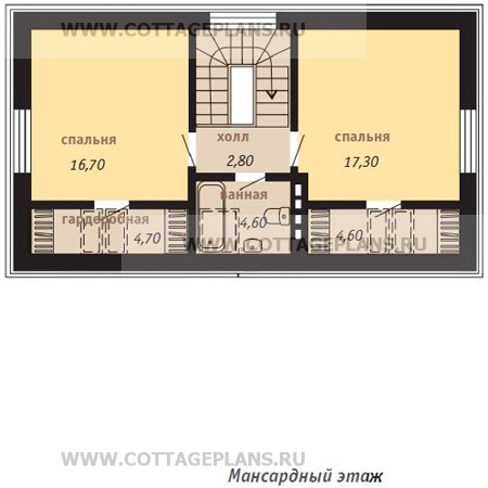 Поэтажные планы проект дома 35-39 общ. площадь 109,7м2