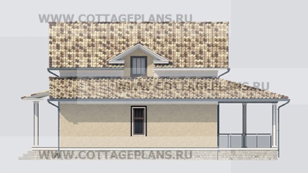 Фасады проект дома 22-74 общ. площадь 166,80 м2