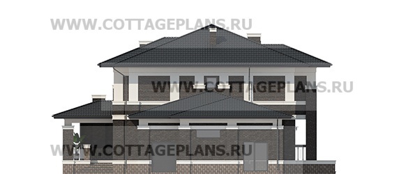 Фасады проект дома 203-80 общ. площадь 574,05 м2