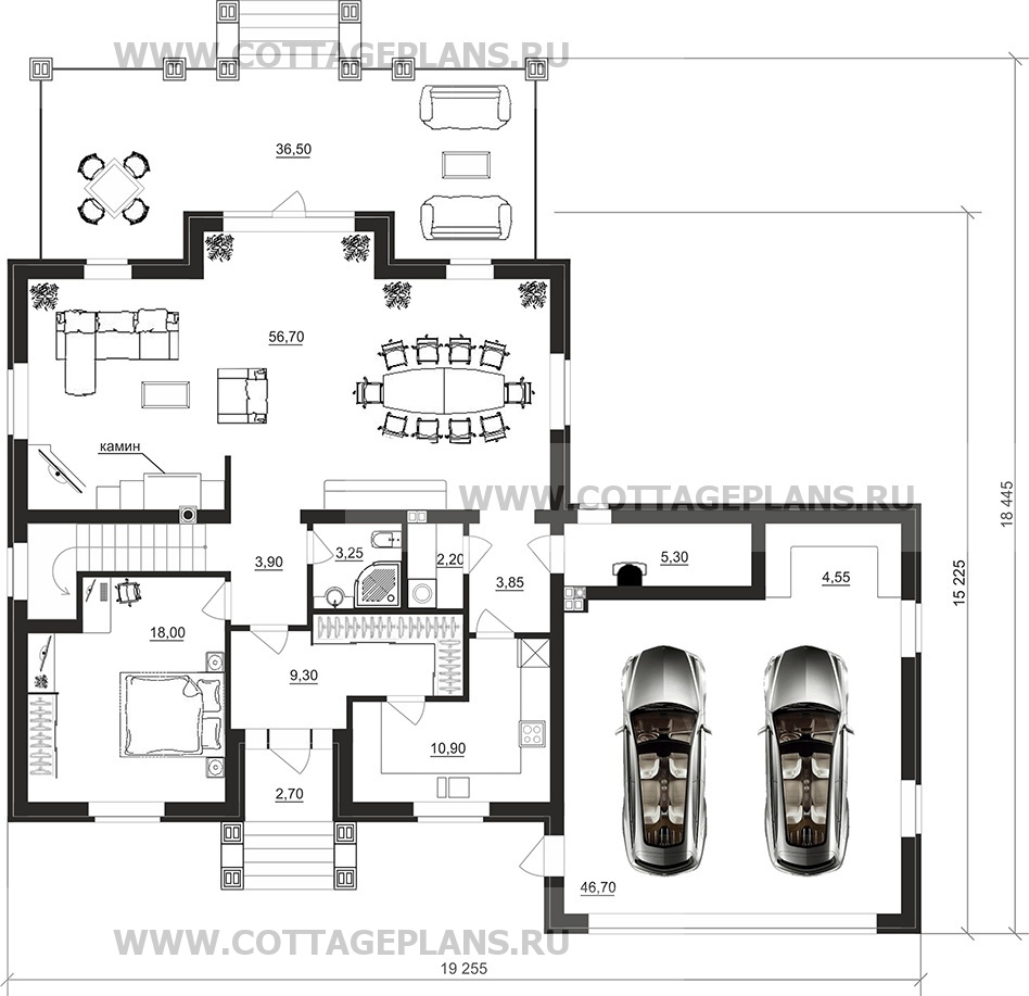 Поэтажные планы проект дома 77-14 общ. площадь 258,65 м2