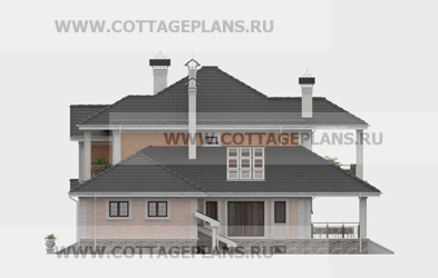 Фасады проект дома 14-62 общ. площадь 467,95 м2