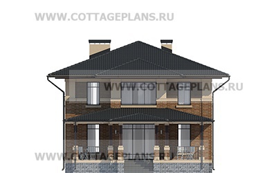 Фасады проект дома 77-02 общ. площадь 200,70 м2