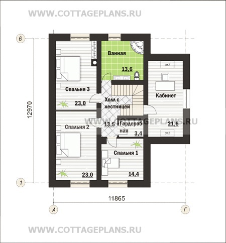 Поэтажные планы проект дома 59-91 общ. площадь 216,8 м2