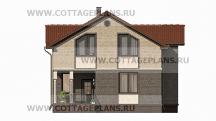 Фасады проект дома 14-38 общ. площадь 173,30 м2