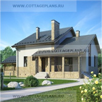 Каталог проекты домов из пеноблоков проект дома 80-22 общ. площадь 232,27 м2