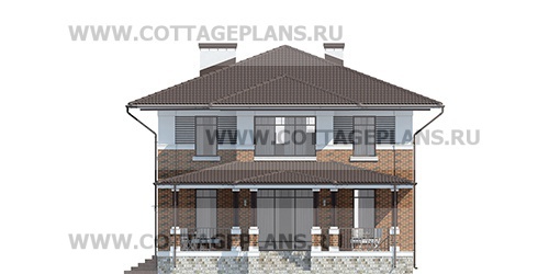 Фасады проект дома 201-47 общ. площадь 216,45 м2