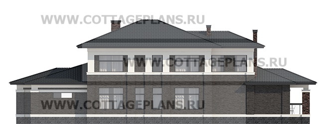 Фасады проект дома 105-17 общ. площадь 392,60 м2